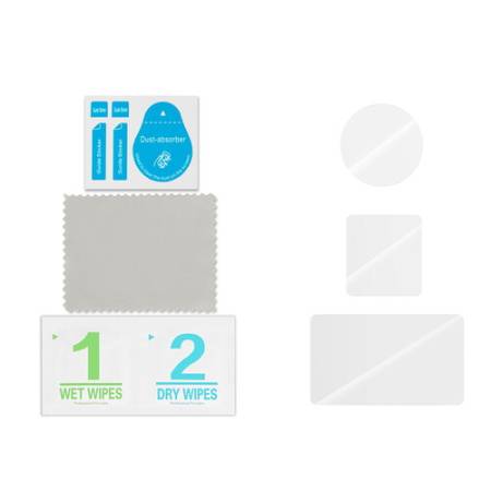 SmallRig 5892 - zestaw, 6x szkło hartowane (2x osłona ekranu przód, 2x osłona ekranu tył, 2x osłona obiektywu) - zawartość zestawu